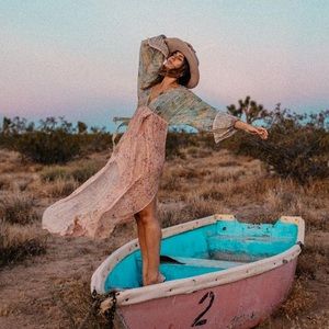 (SOLD) Floral Maxi Dress Coverup